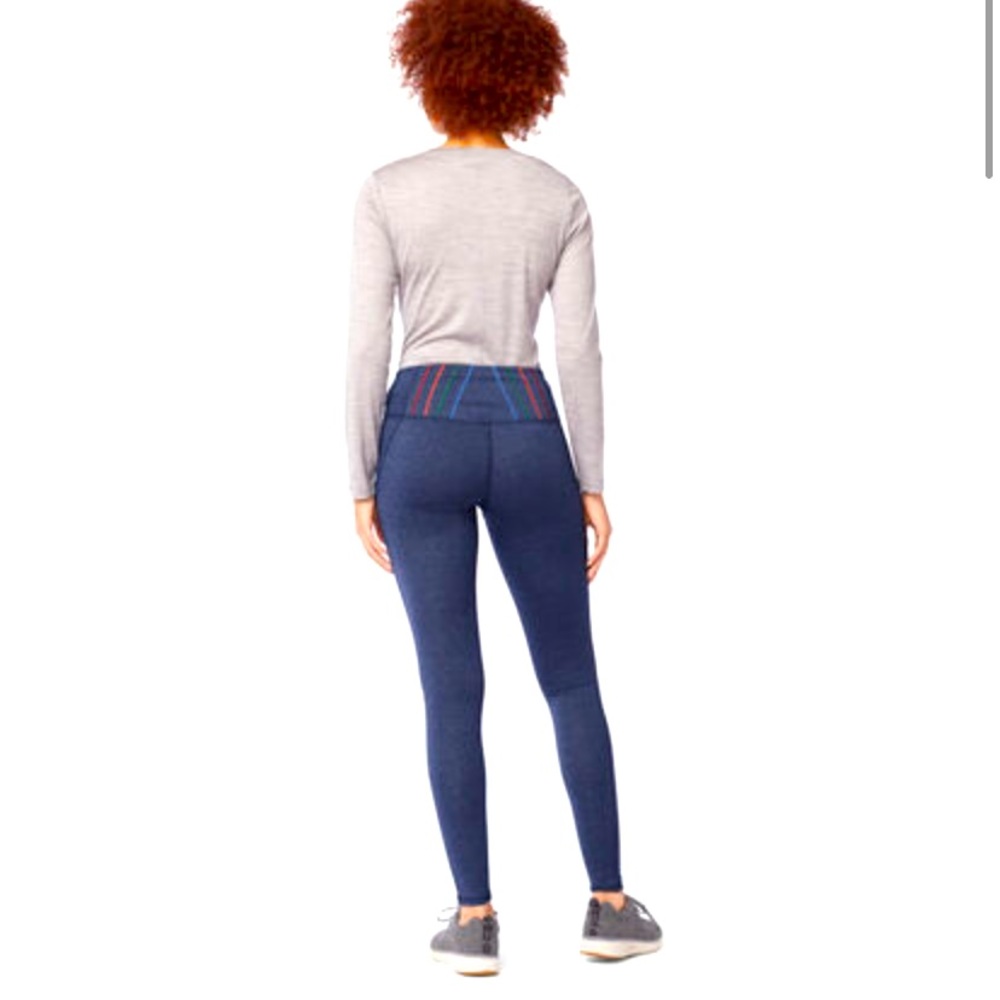 Pendleton Navy Blue Heather Leggings, Size M